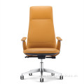 Nordic Design Boss Leather Office Chair Convenient Move